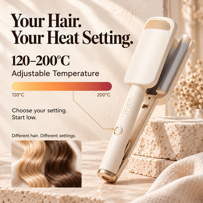 🎁2026 New Arrivals 50% OFF💥Wavy Curling Iron – Salon shine & heat protection