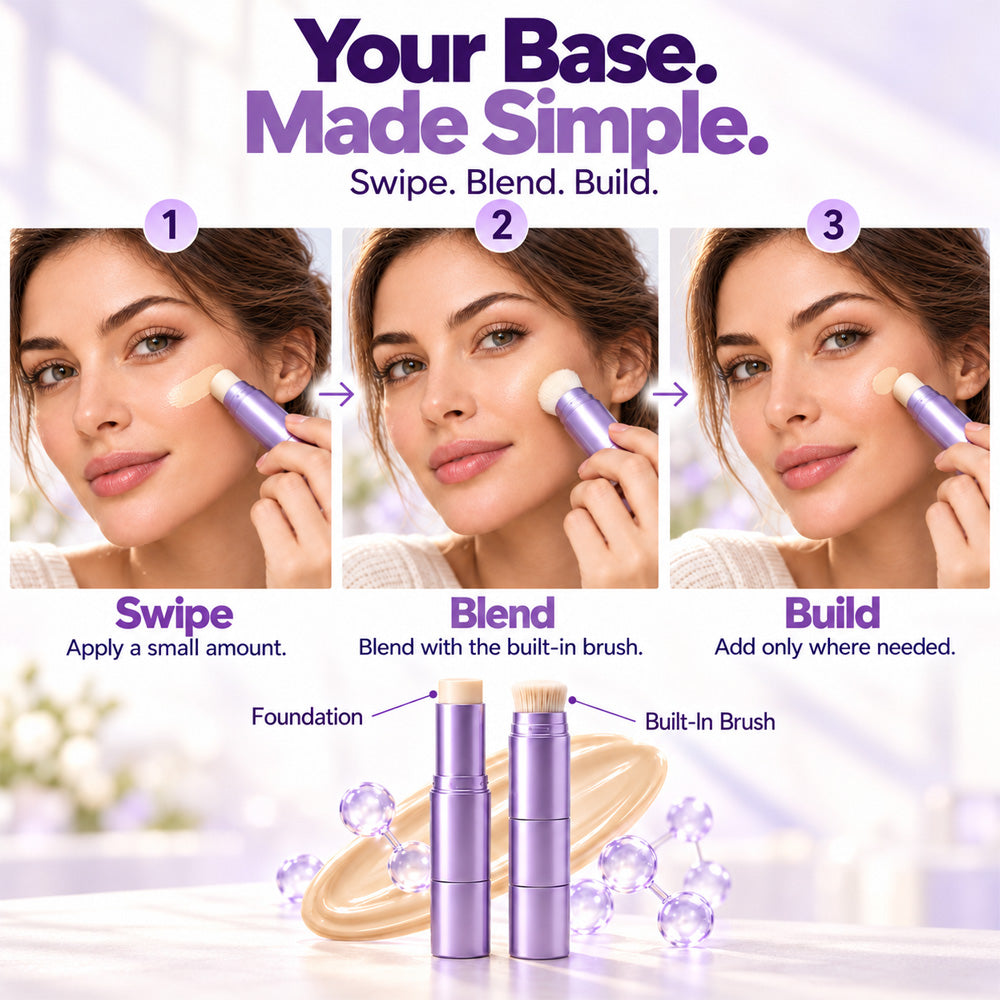 🔥Final 2 Hour 76% OFF🔥2-in-1 Color-Changing Foundation Stick