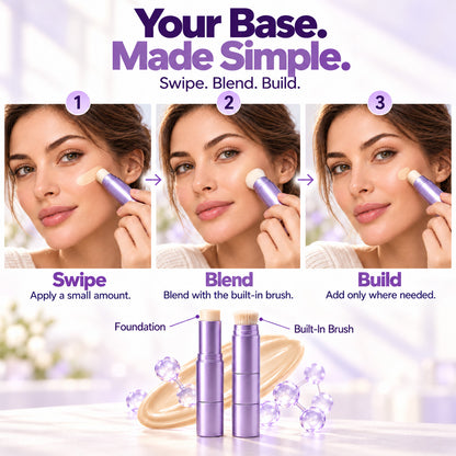 🔥Final 2 Hour 76% OFF🔥2-in-1 Color-Changing Foundation Stick