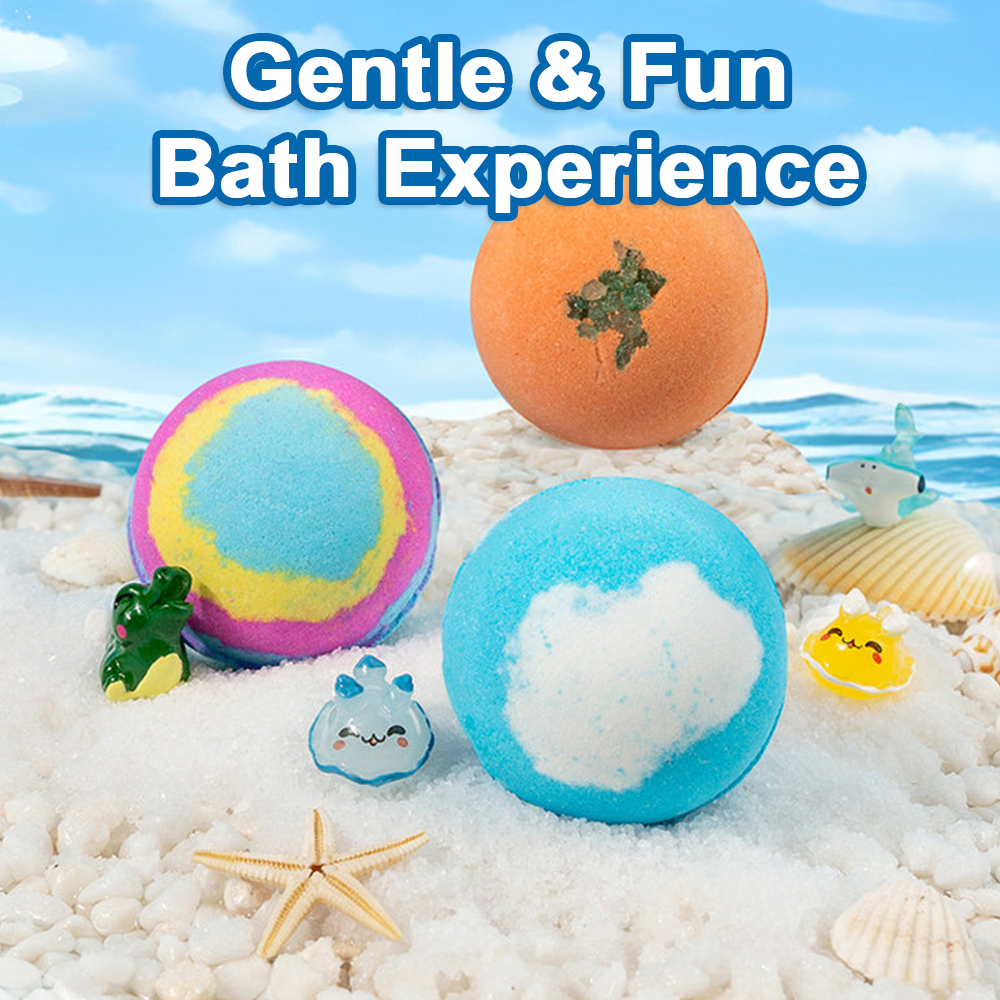 upsell🧸 12-Piece Bath Bomb Gift Set for Kids ✨🛀