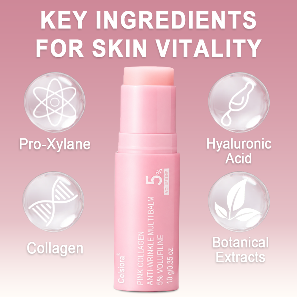🥳60% OFF | Today Only!🥳💕PDRN Pink Collagen Volume Multi Balm | All In One Volufiline, PDRN, NAD Stick for Youthful-Looking