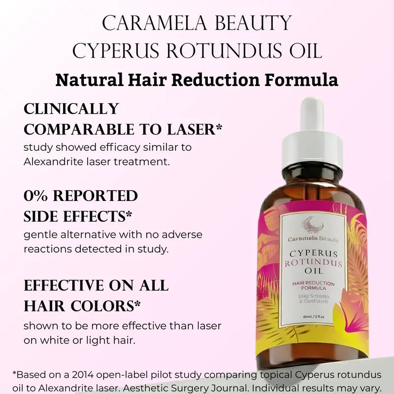 Celsiora®🥳60% OFF | Today Only!🥳💕Caramela Beauty Cyperus Rotundus Oil for Natural Hair Reduction