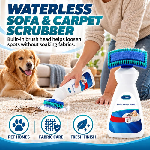 ✨  BUY 2 GET 1 FREE 🏆 Waterless Carpet & Upholstery Foam Cleaner – Fast Stain Removal for Rugs, Sofas, Car Seats & Everyday Spills