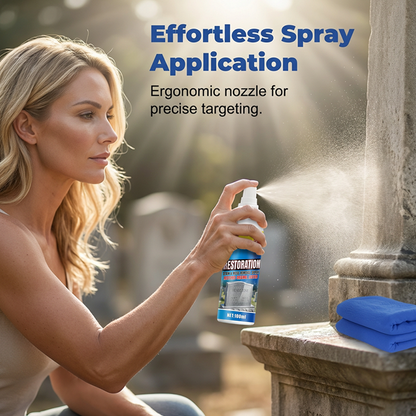 upsell 60% off⏰BUY 2 GET 1 FREE!🎁Headstone Cleaning & Restoration Spray – Remove Stains Instantly