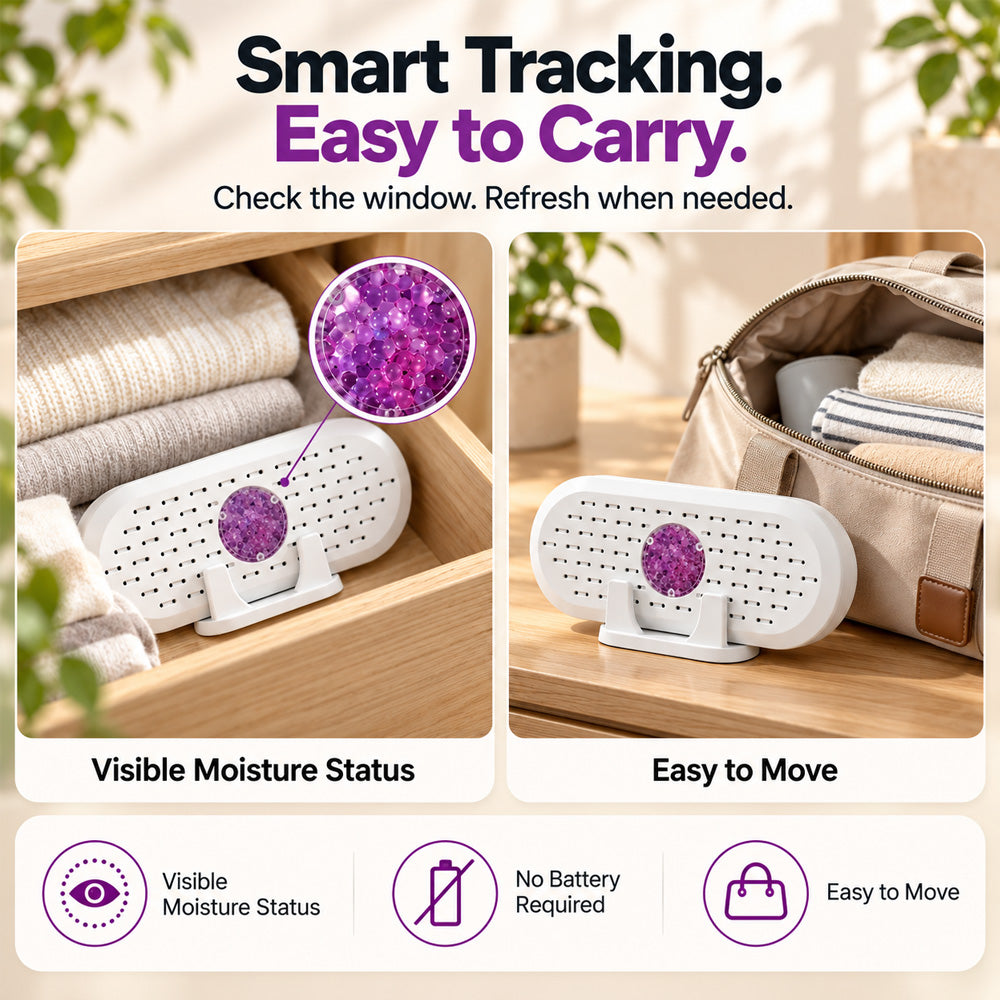 ⏰ Mini Reusable Dehumidifier – Portable Moisture Absorber for Home, Closet & Bathroom upsell