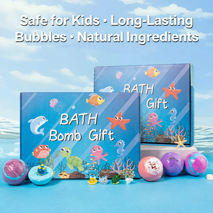 upsell🧸 12-Piece Bath Bomb Gift Set for Kids ✨🛀