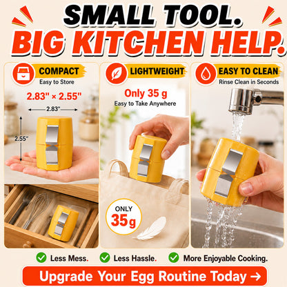 🔥🔥🔥Limited-time 😮‍💨 Buy 1 Get 1 Free ！！！🍳 Quick Egg Cracker Tool – Open Hundreds Of Eggs Faster & Cleaner 🔥