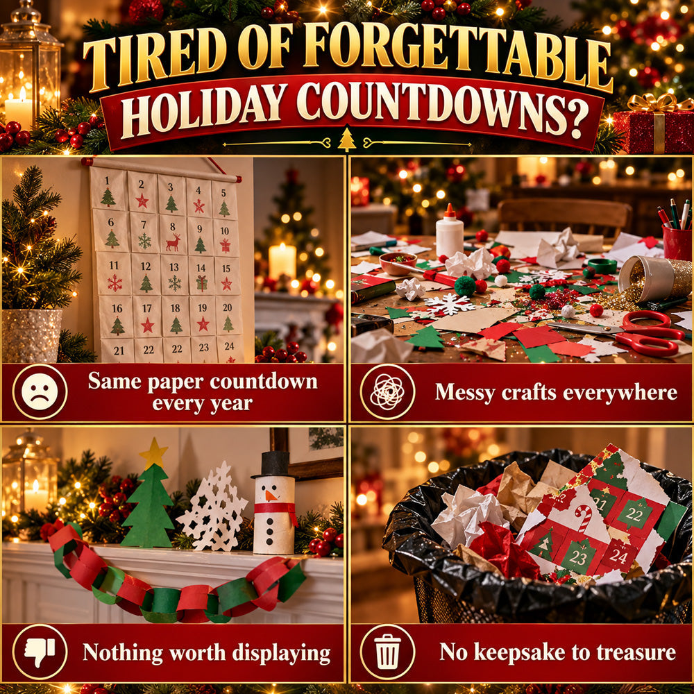 ⏳ Last day to save 49% – 🎄 24-Day Mini Christmas Ornament Advent Calendar | 24 unique festive buildable designs with hanging loops—perfect for decorating Christmas trees, wreaths, and holiday displays 🧱🎅