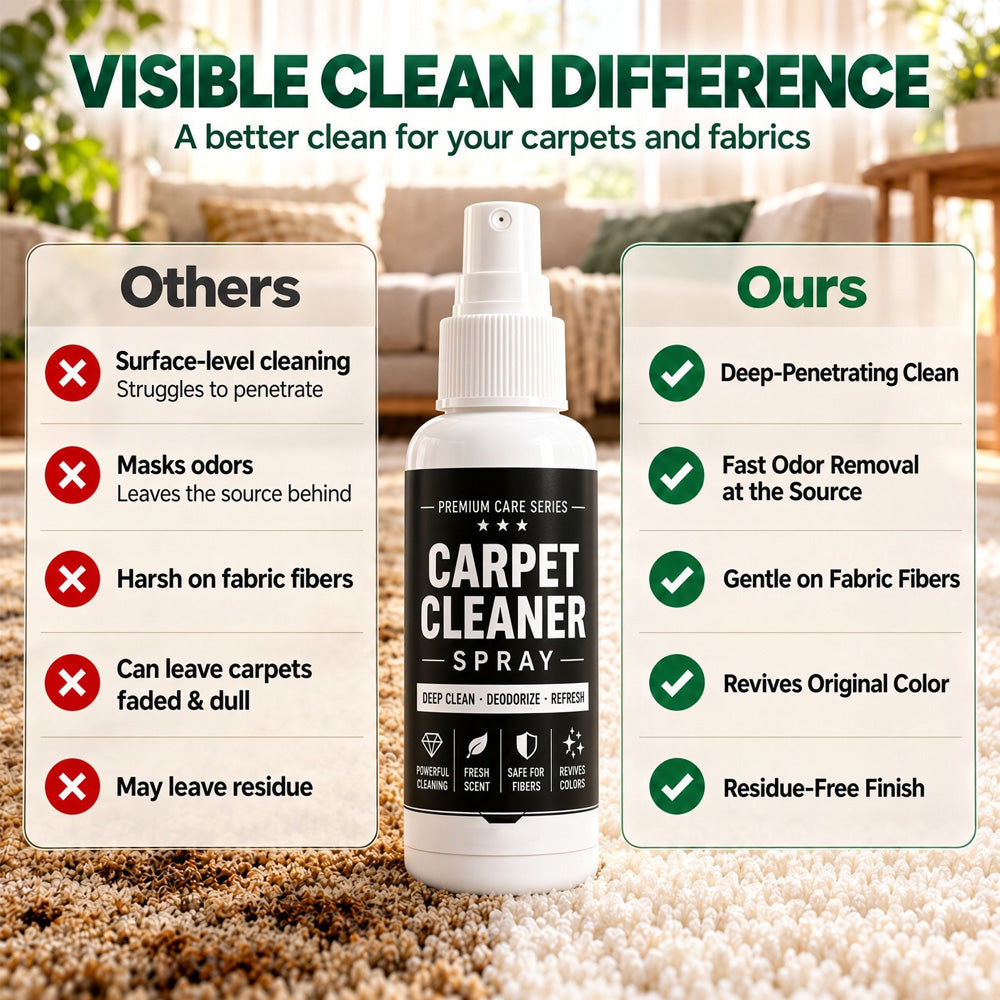 upsell🏆 🏆 Buy 1 Get 1 Free🎁 Deep Clean Carpet Spray – Industrial-Strength Formula | Perfect for Auto Interiors, Sofas & Rugs, Effortless Stain Removal ✨
