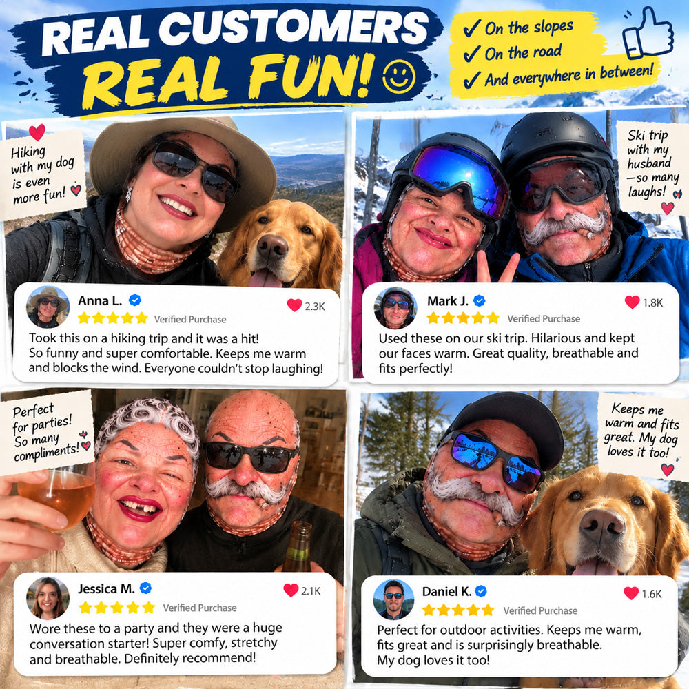 ⏳ Save 49% Today Only! 😂 Funny Thermal Balaclava – Warm, Soft & Stretchy ☁️ Hilarious Designs & 4 Ways to Wear for Skiing, Outdoor Adventures & Everyday Comfort 🎿❄️