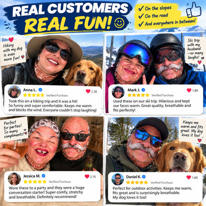 ⏳ Save 49% Today Only! 😂 Funny Thermal Balaclava – Warm, Soft & Stretchy ☁️ Hilarious Designs & 4 Ways to Wear for Skiing, Outdoor Adventures & Everyday Comfort 🎿❄️