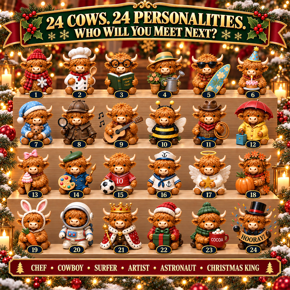 🐮 24 Days of Highland Cow Advent Calendar