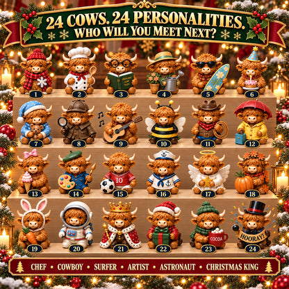 🐮 24 Days of Highland Cow Advent Calendar