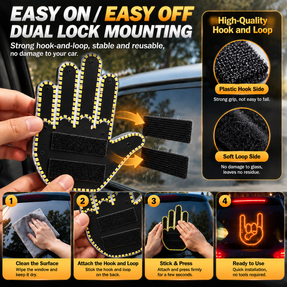 💥Special Treat Price| GestureGlow LED Car Hand Light