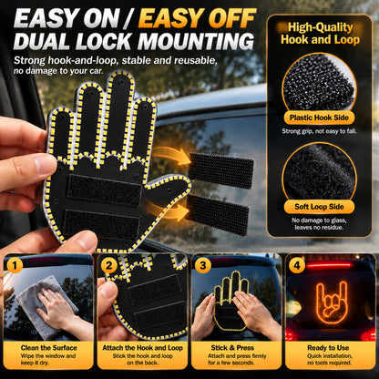 💥Special Treat Price| GestureGlow LED Car Hand Light