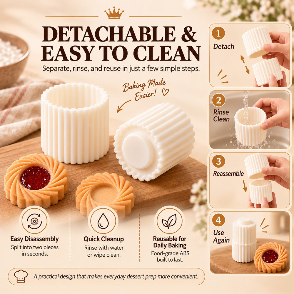 🥮🥮Creative Double-Ended Pastry Mold – 2-in-1 Design for Easy & Beautiful Baking
