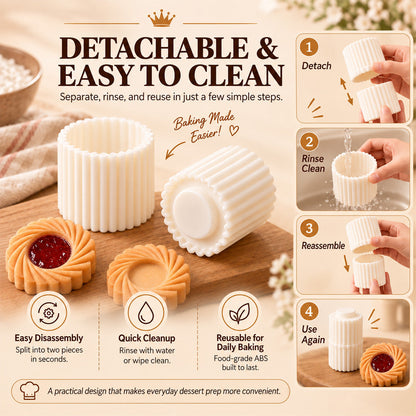 🥮🥮Creative Double-Ended Pastry Mold – 2-in-1 Design for Easy & Beautiful Baking