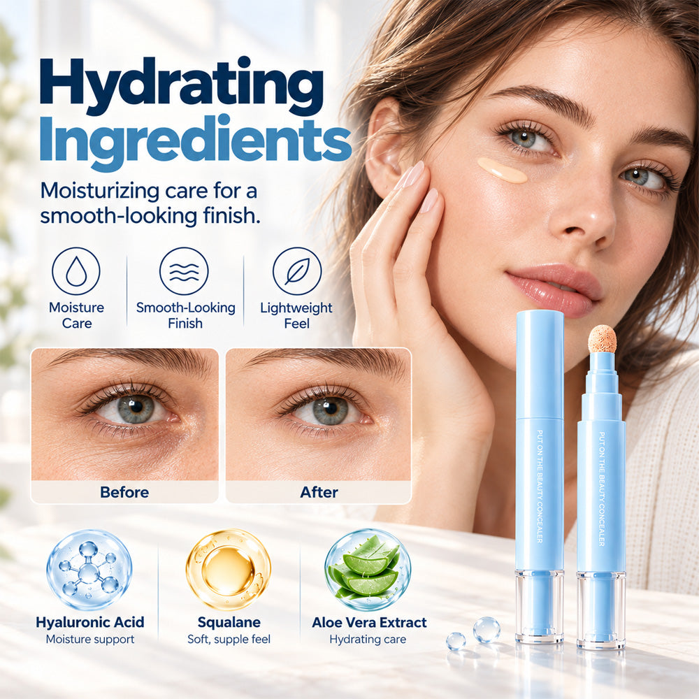 UPSELL🔥Buy 1 Get 1 Free NOW!💄Multipurpose Hydrating Liquid Concealer Pen  ✨