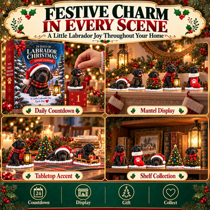⏳ Last day to save 50% 🎄 24 Days of Labrador Christmas – Black Lab Advent Calendar 🐾