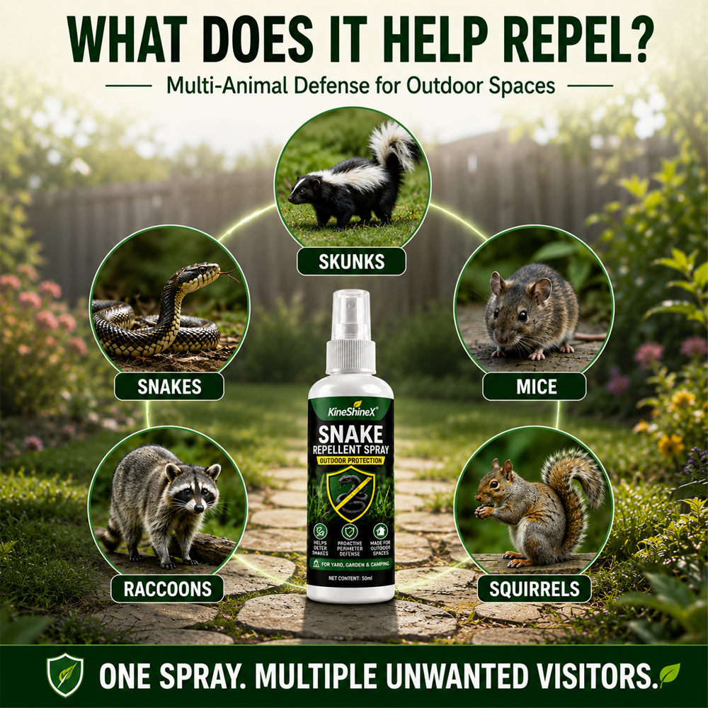 🎉 2026 Sale — Over 24,500 Sold!🌿Fast‑Acting Outdoor Snake Repellent Spray 🐍