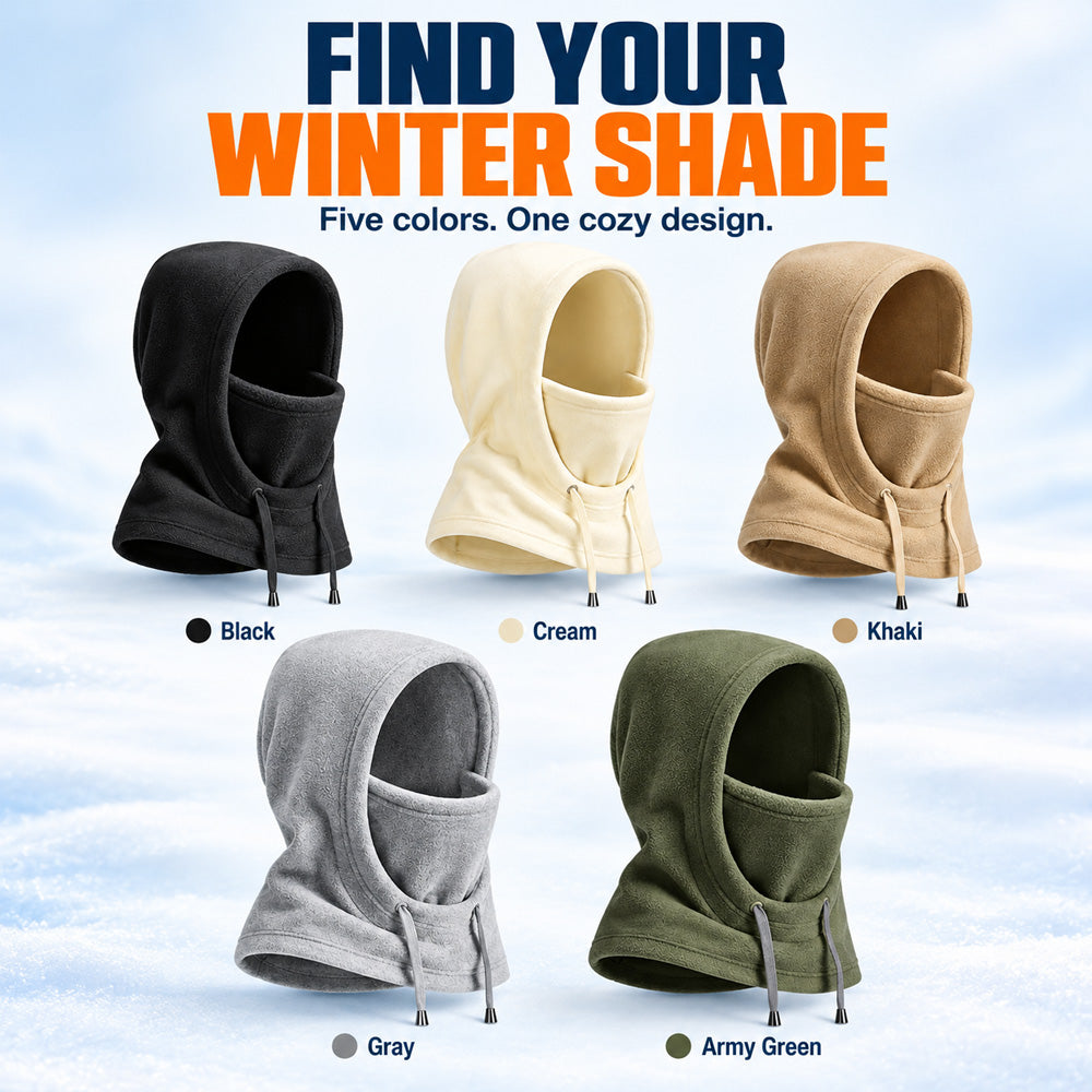 🥳2026 HOT SALE🥳💞50K+ SOLD! 🧣❄️ 50% OFF! 3-in-1 Winter Balaclava – windproof fleece covers head, neck, face & ears. Adjustable fit for skiing, cycling & cold weather!
