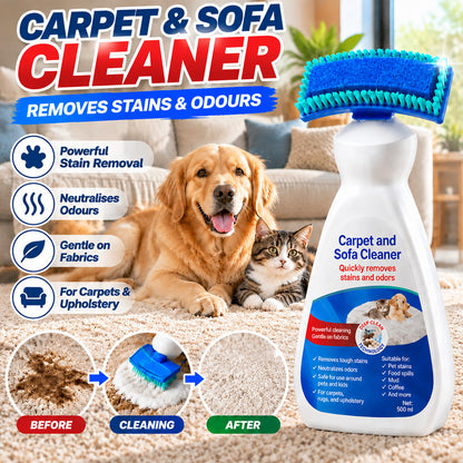 🎄 Pre-Christmas Deep Clean: LIMITED-TIME 50% OFF! |👑No-Wash Carpet & Sofa Cleaner with Brush