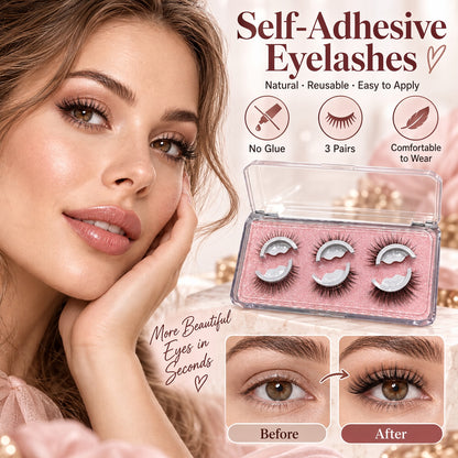✨Self-Adhesive Reusable Lashes | Lift Tired Saggy Eyelids in 3 Seconds👀 – No Glue, Zero Hassle!