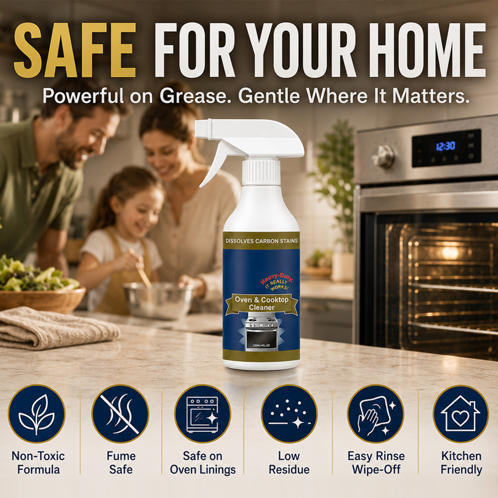 upsell💥 LAST DAY SALE｜50% OFF 🌻Heavy Duty Oven & Cooktop Cleaner Spray