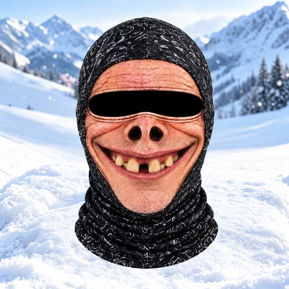 ⏳ Save 49% Today Only! 😂 Funny Thermal Balaclava – Warm, Soft & Stretchy ☁️ Hilarious Designs & 4 Ways to Wear for Skiing, Outdoor Adventures & Everyday Comfort 🎿