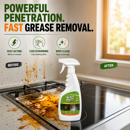 🏆🔥 50% OFF | Heavy Duty Kitchen Degreaser Spray – Powerful Grease-Cutting Cleaner