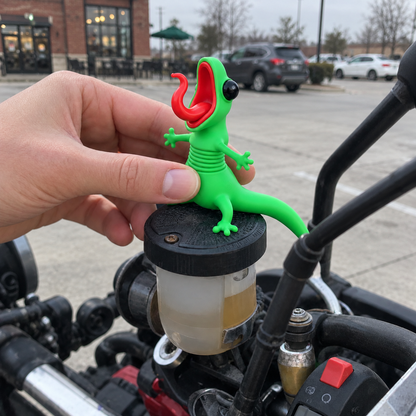 🦎🏍️ BUY 1 GET 1 FREE | Roadside Lizard Buddy – Car & Motorcycle Decor + FREE Strong No-Trace Adhesive