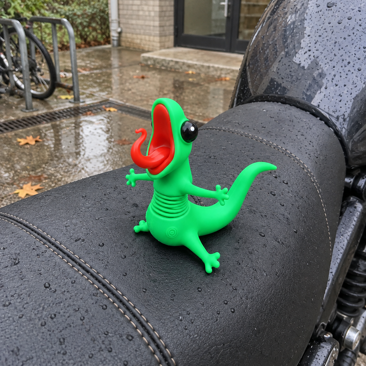 🦎🏍️ BUY 1 GET 1 FREE | Roadside Lizard Buddy – Car & Motorcycle Decor + FREE Strong No-Trace Adhesive