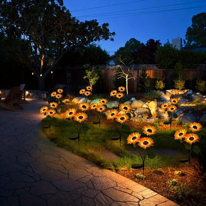 🌻 LIMITED-TIME 50% OFF! ✨ Sunflower Solar Lights – Auto On/Off, 14H Glow, IP65 Waterproof ☀️