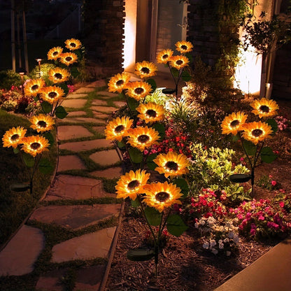 🌻 LIMITED-TIME 50% OFF! ✨ Sunflower Solar Lights – Auto On/Off, 14H Glow, IP65 Waterproof ☀️