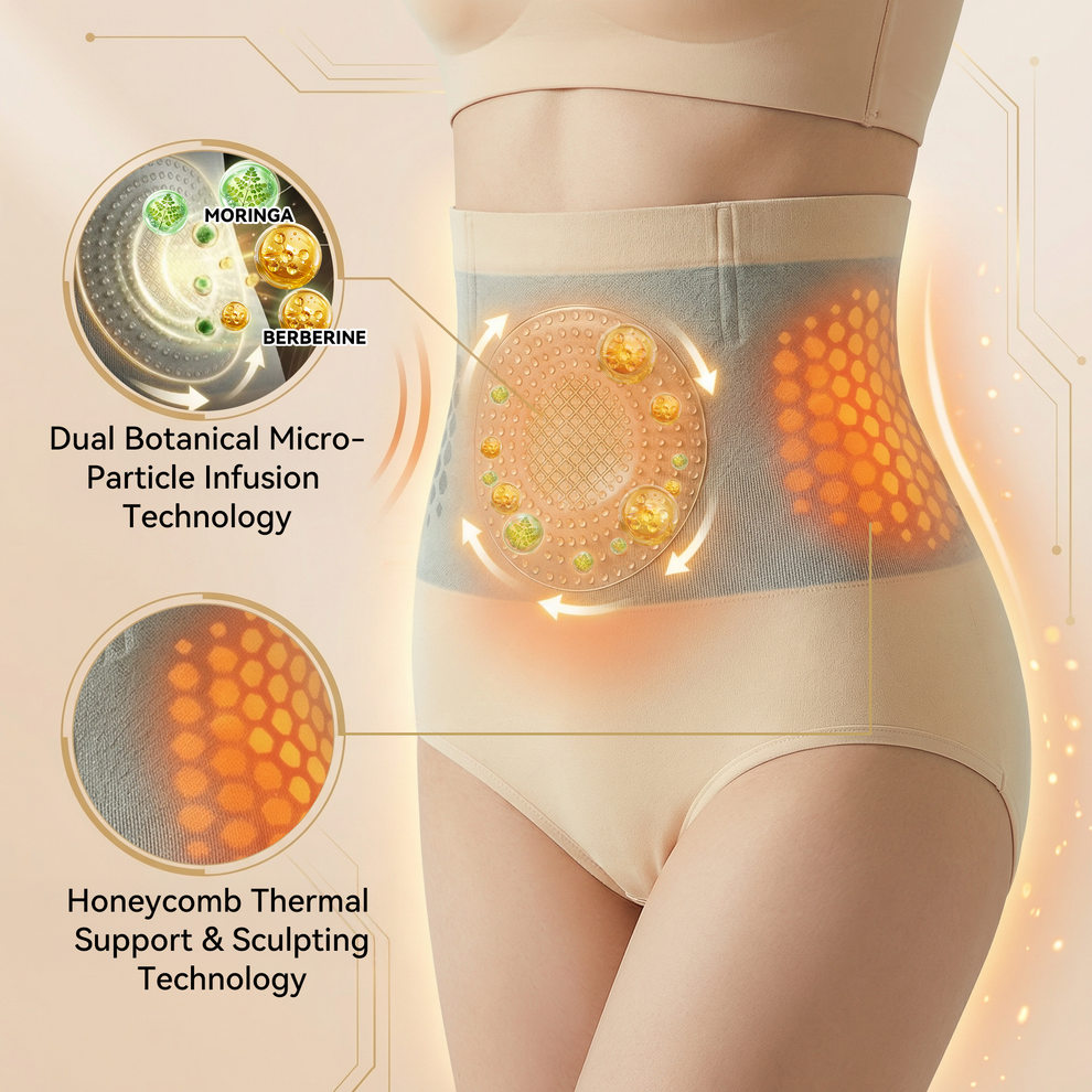 Moringa & Berberine 4-in-1 Microparticle Sculpting & Fat-Burning Shorts🔥