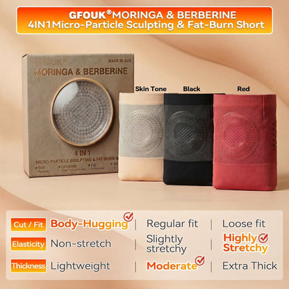 Moringa & Berberine 4-in-1 Microparticle Sculpting & Fat-Burning Shorts🔥