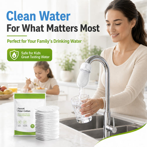 🎉HOT SALE✨Anti-Splash Kitchen Faucet Filter for Sediment & Rust Removal