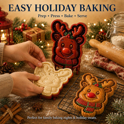 🥧✨ Christmas Mini Pie Mold Collection