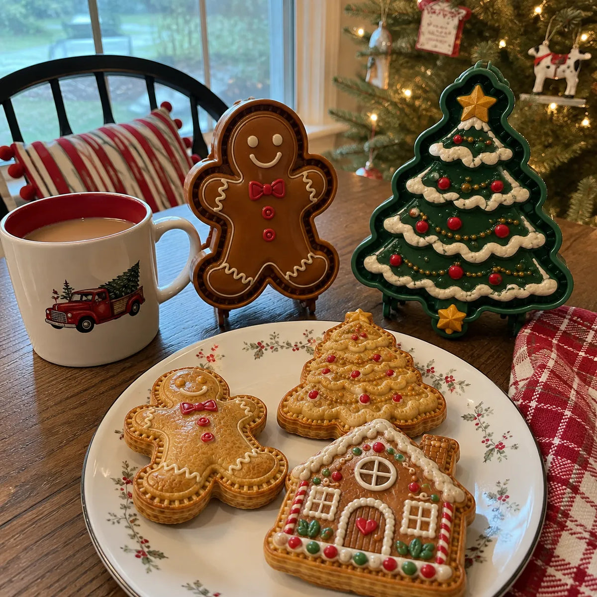 🥧✨ Christmas Mini Pie Mold Collection