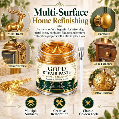 🔥 50% OFF ✨✨ Metal Repair Paste with Brush – Restore Faded Surfaces, Save Time & Money, and Refresh Furniture Without Costly Replacements!