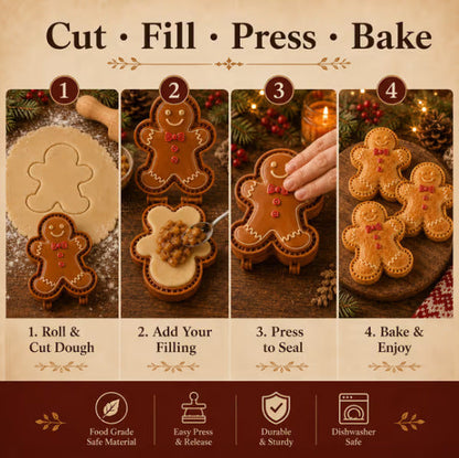 🥧✨ Christmas Mini Pie Mold Collection