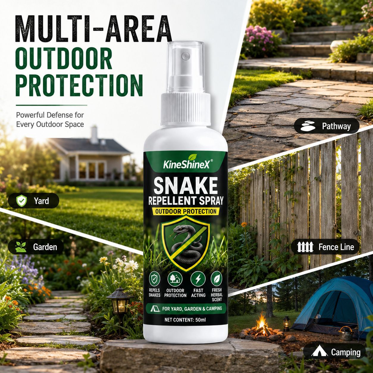 🎉 2026 Sale — Over 24,500 Sold!🌿Fast‑Acting Outdoor Snake Repellent Spray 🐍