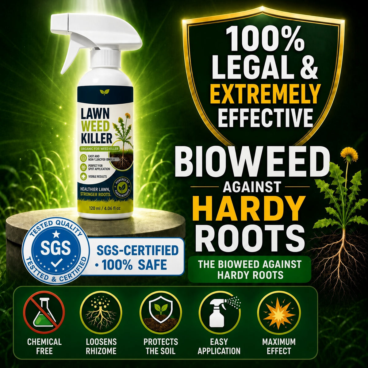 🍃50% OFF Today Only! 🔥 Easy Stress‑Free Weeding | For Gardens, Paths & Patios 🌿 Helps Suppress Weed Growth