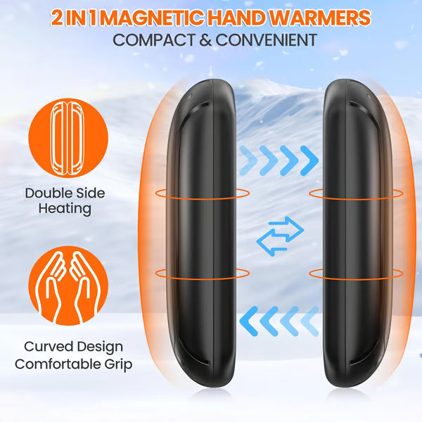 🎁2 Packs Magnetic Hand Warmers Rechargeable-Remifa®