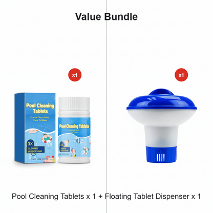 ✨ Pool Cleaning Tablets | For Sparkling Crystal Clear Water