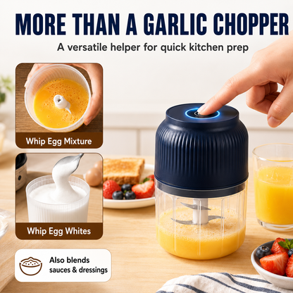 🥕 50% OFF NOW! 6-Blade Electric Food Chopper｜Chops Vegetables, Onions, Herbs, Nuts & Meat｜Cordless, One-Touch & Easy to Clean