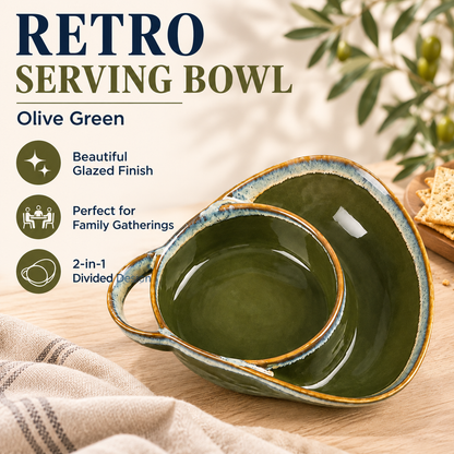 🥣 2-in-1 Anti-Soggy Cereal & Dip Bowl Set – Keep Crunchy & Creamy Separate