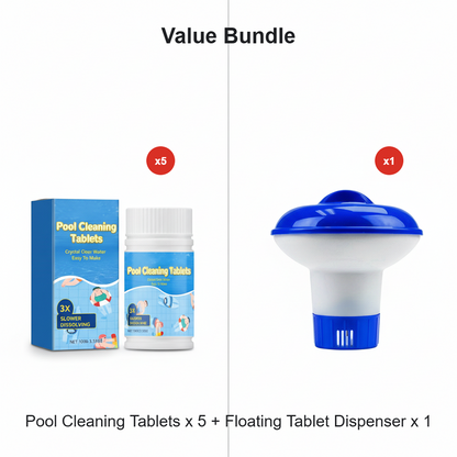 ✨ Pool Cleaning Tablets | For Sparkling Crystal Clear Water