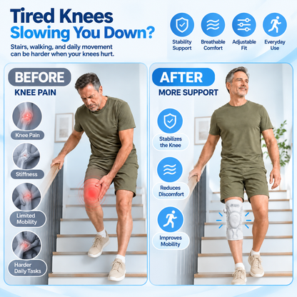 🦵 Adjustable Knee Support Brace – Compression & Stability for Everyday Movement