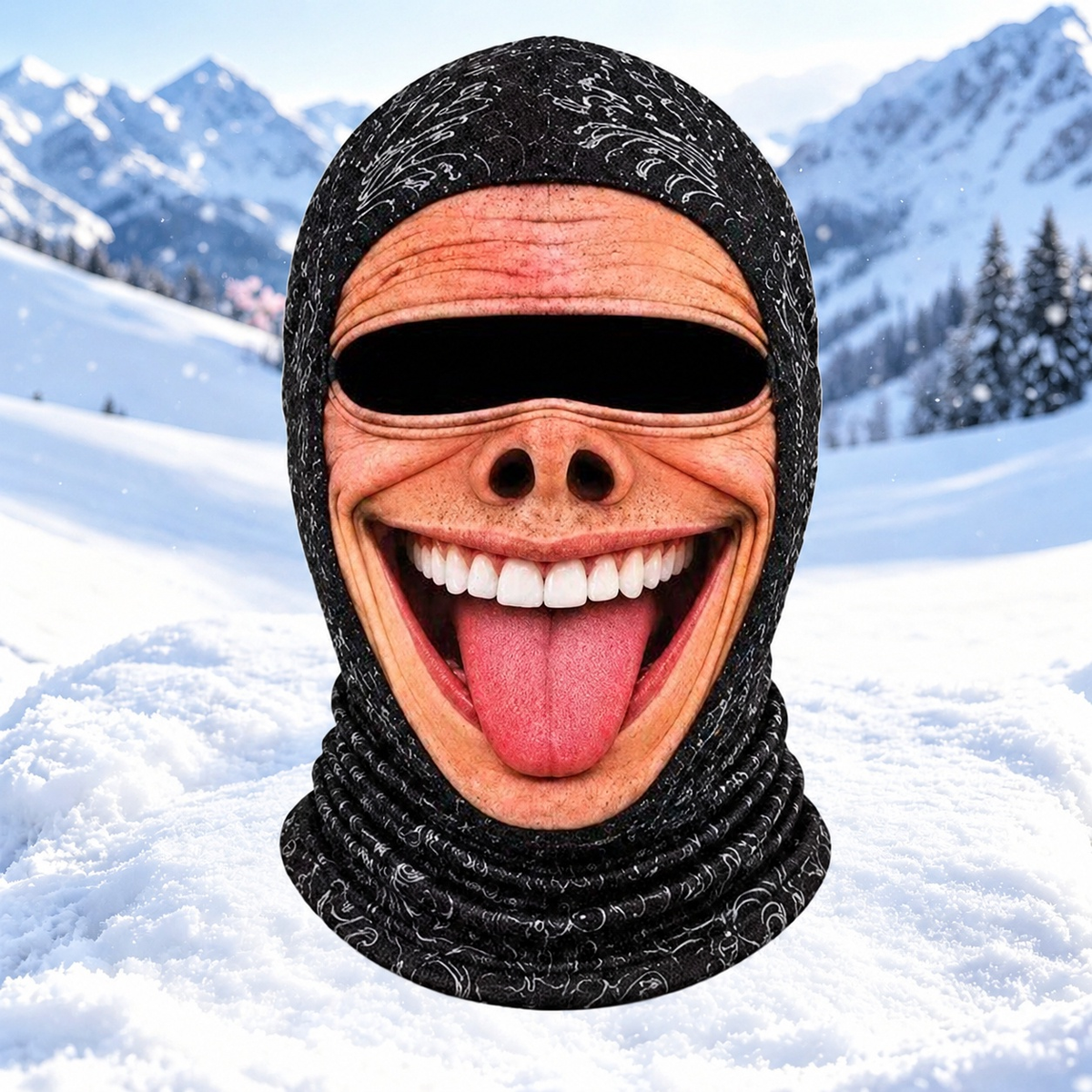 ⏳ Save 49% Today Only! 😂 Funny Thermal Balaclava – Warm, Soft & Stretchy ☁️ Hilarious Designs & 4 Ways to Wear for Skiing, Outdoor Adventures & Everyday Comfort 🎿